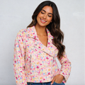 Jessica Linen Moto Jacket
