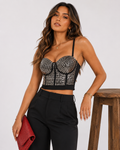 Miley Studded Bustier Top
