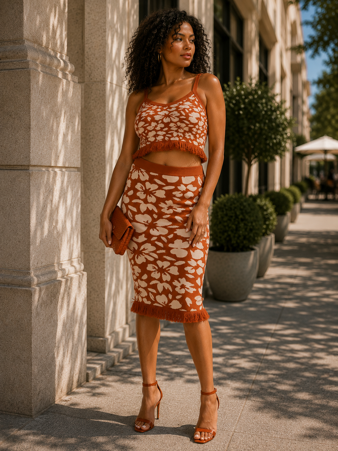 Maui Knitted Skirt Set