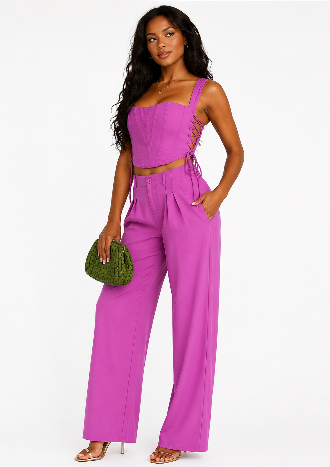 Janelle Corset Pant Set