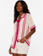 Miami Vice Crotchet Shirt