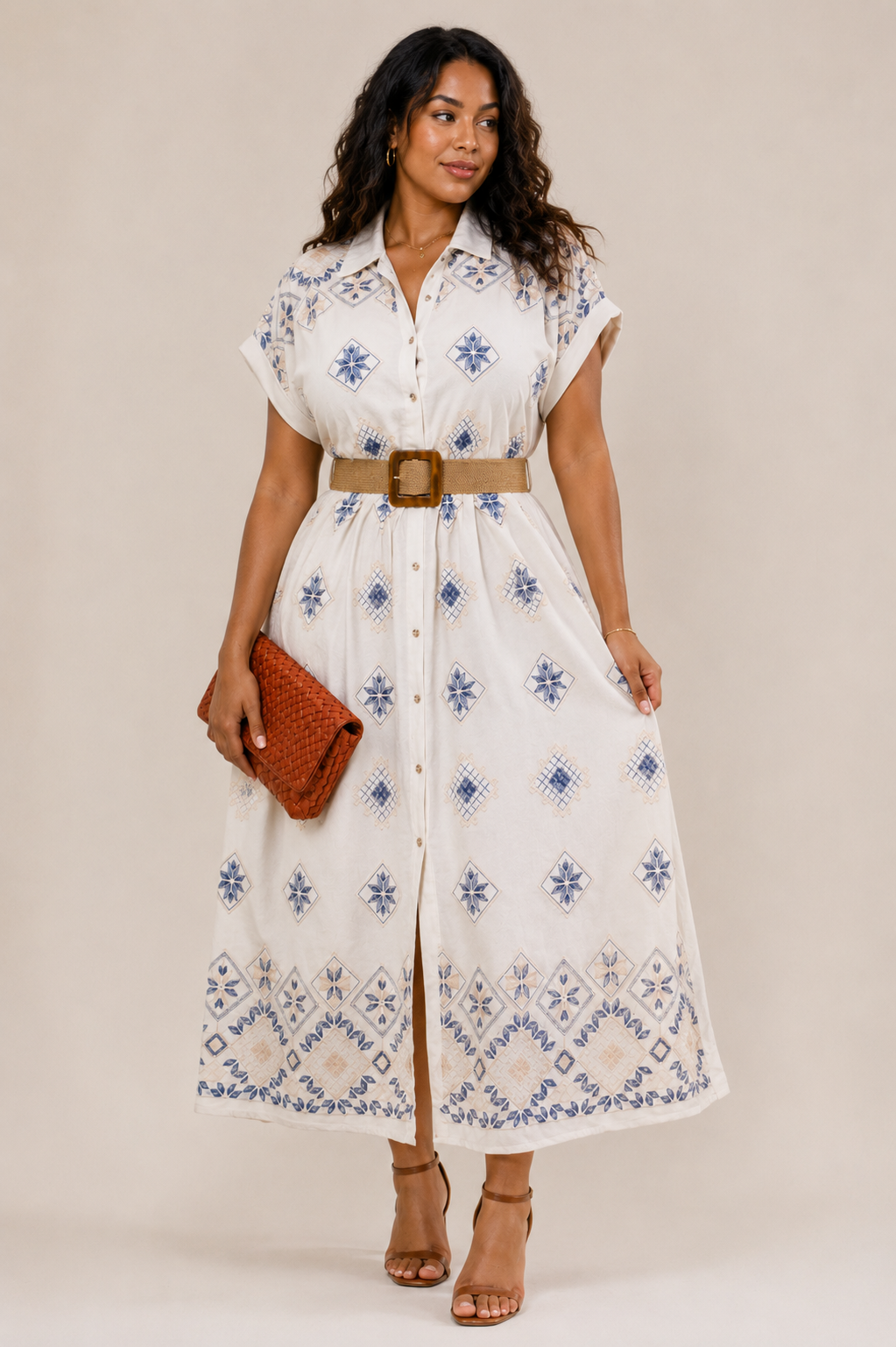 Cathy Embroidered Maxi Dress