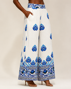 Turks Printed Linen Pants