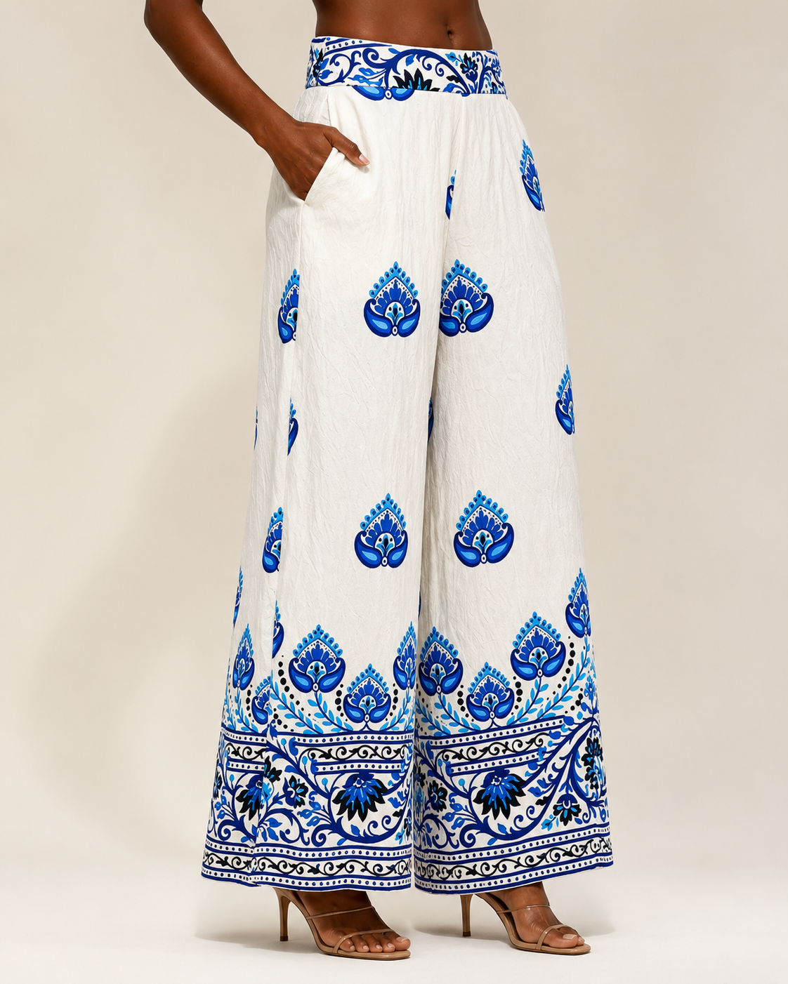Turks Printed Linen Pants