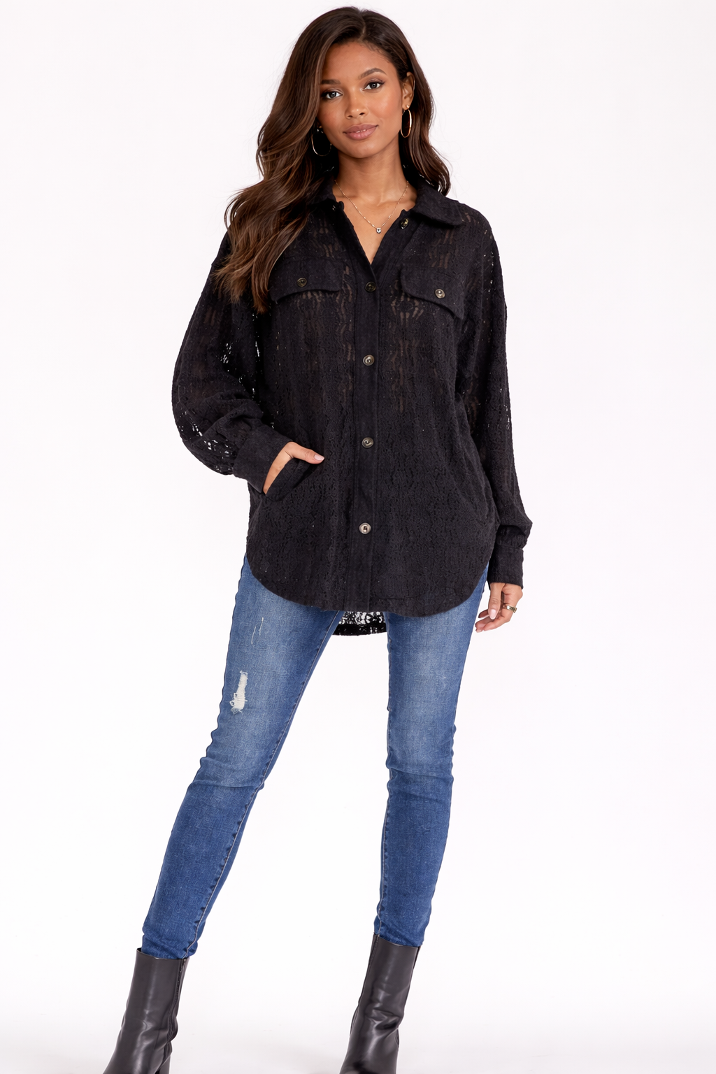 Lace Me Top