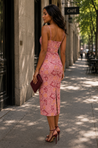 Natalia Crochet Midi Dress