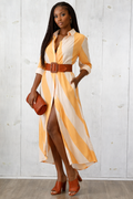 Weekend Stripe Maxi Dress