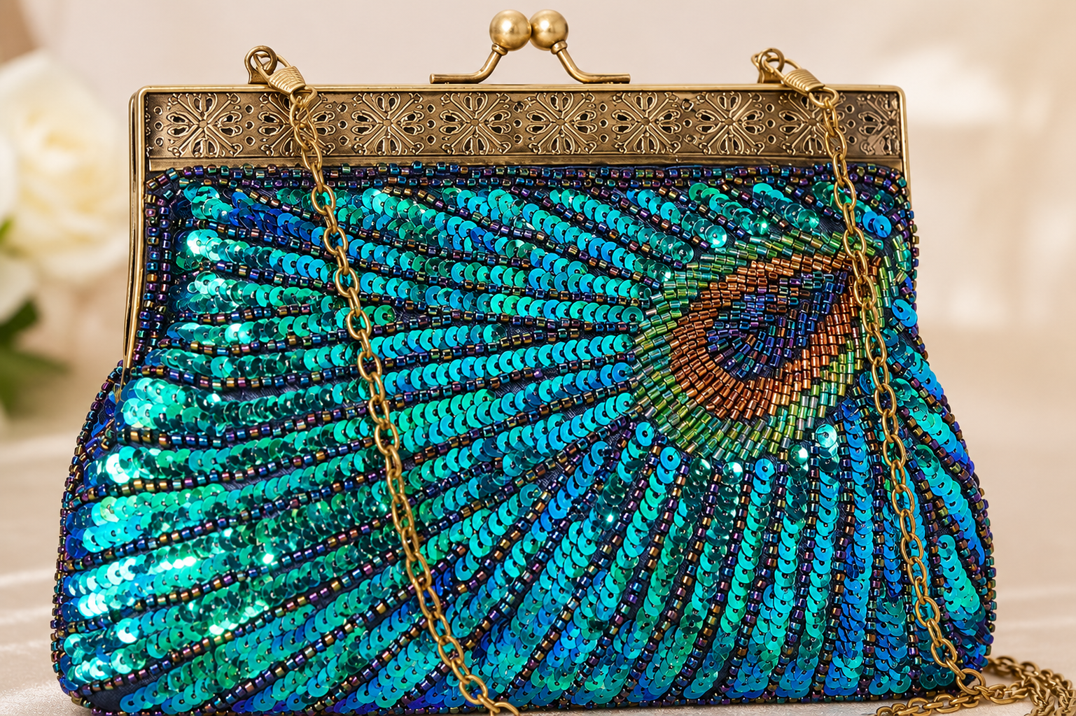 Flapper Sequins Evening Bag