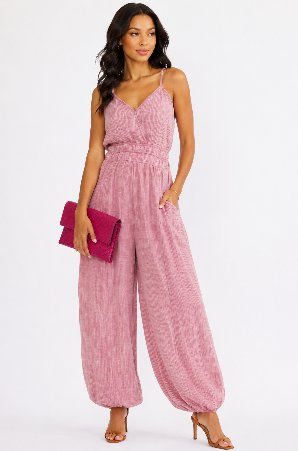Bella Blush Jumpsuit