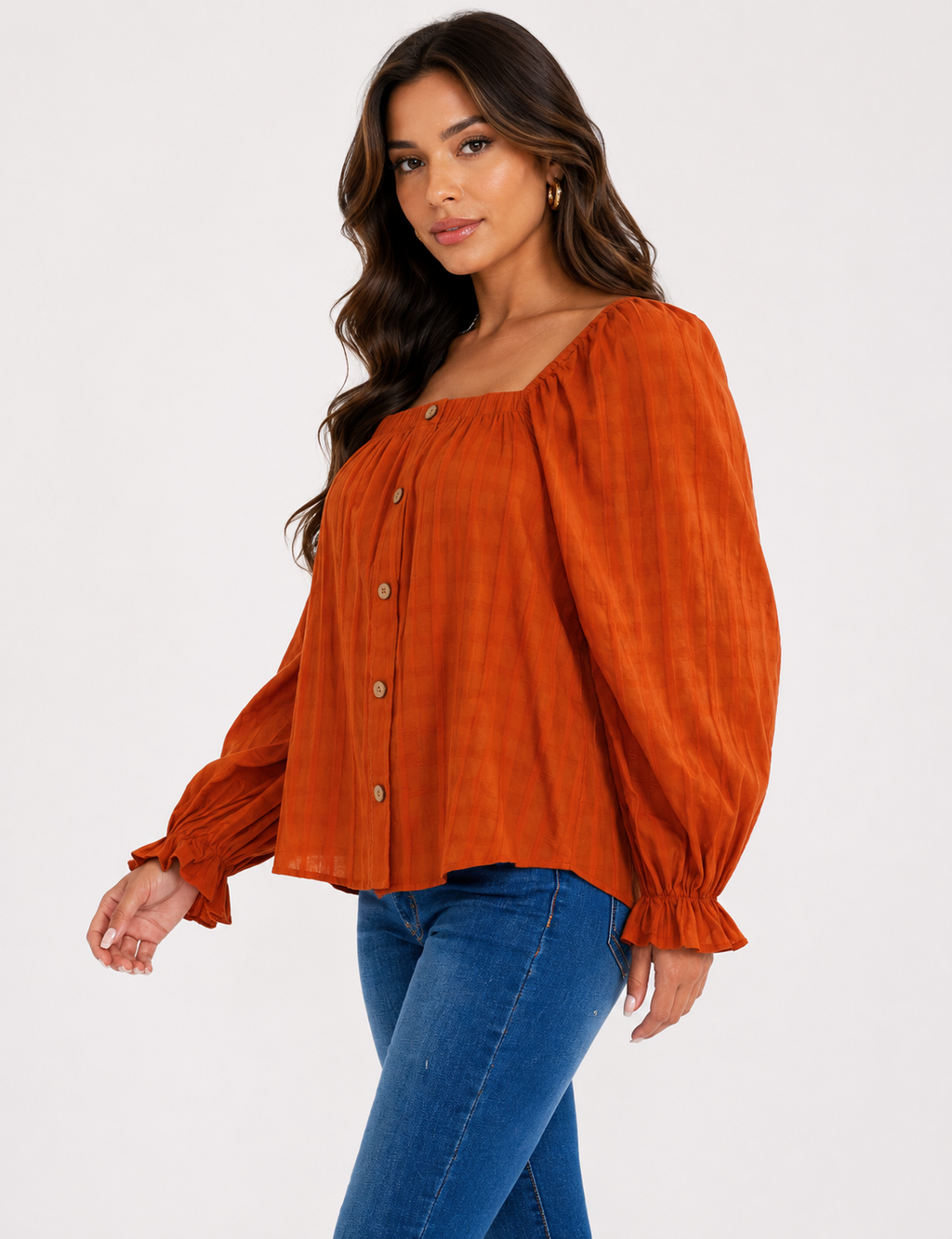 Square Flare Blouse