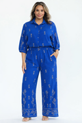 Blue Long Pants Set