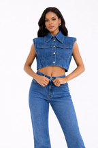 Didi Denim Top