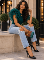 Sandra Ruffled Top