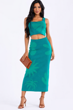 Maui Knitted Skirt Set