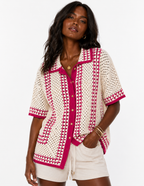 Miami Vice Crotchet Shirt