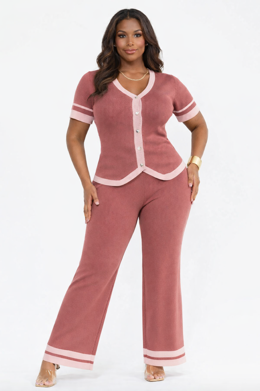 Call Me Knitted Pants Set