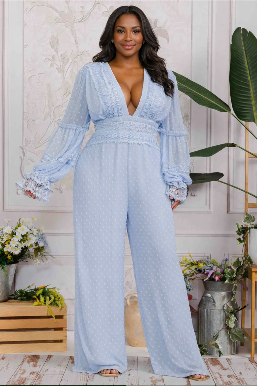 Ciara Blue Jumpsuit