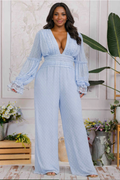 Ciara Blue Jumpsuit