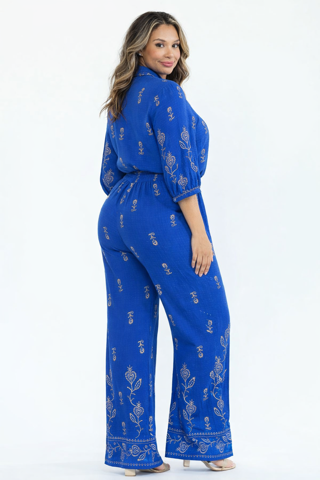 Blue Long Pants Set