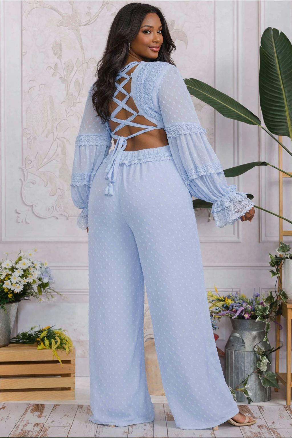 Ciara Blue Jumpsuit