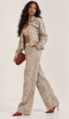 Gianna Embroidered Pant Set