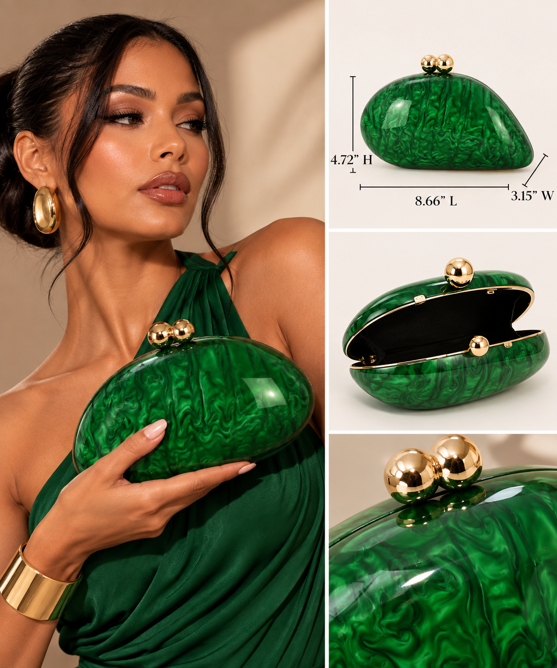 Little Mermaid Shell Clutch
