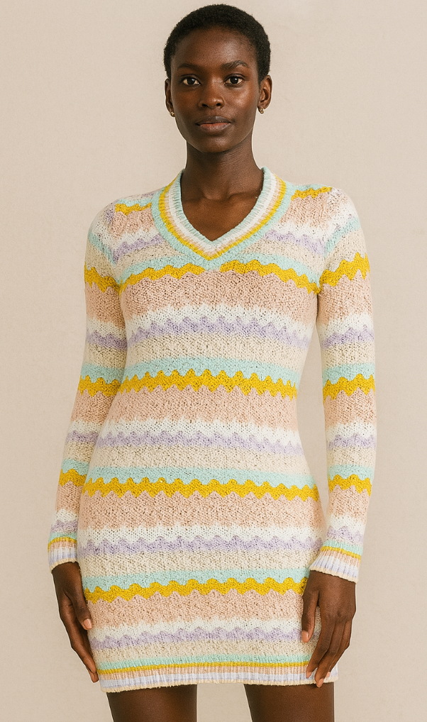 Cali Knitted Sweater Dress
