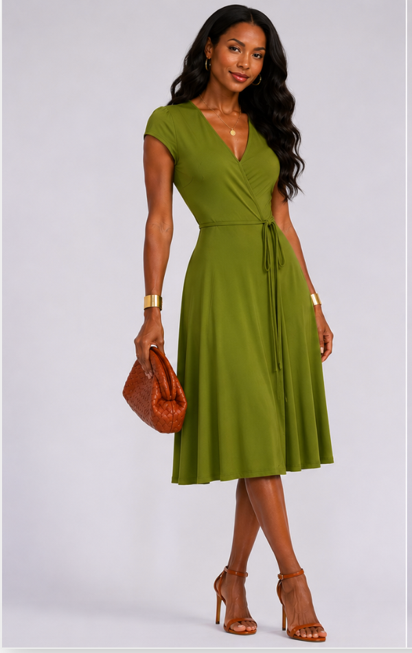 Olivia Wrap Dress