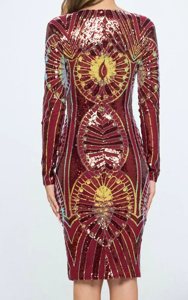 Tiana Sequins Dress