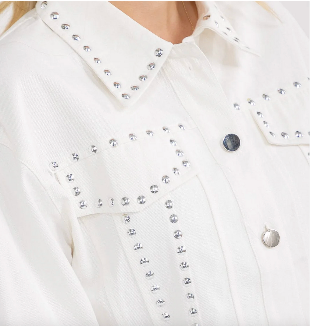 Alana Studded Crop Jacket