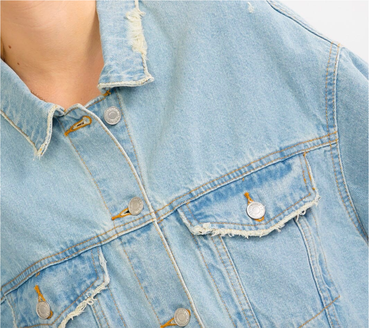 Cropped Denim Jacket