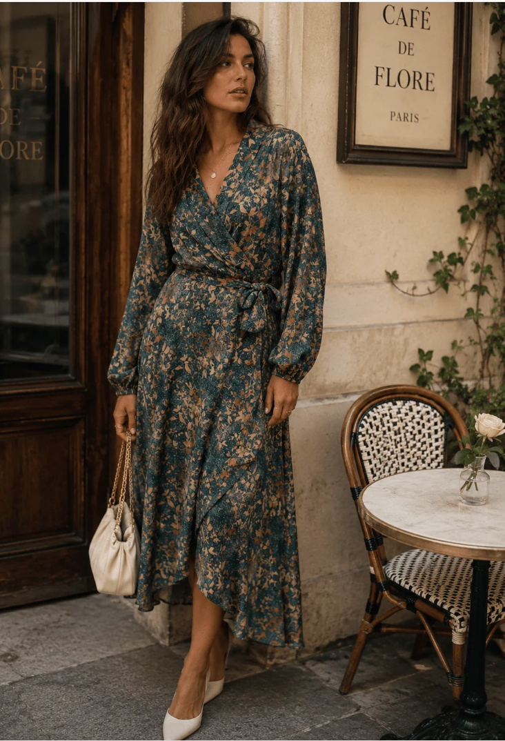 Falling In Love Wrap Dress
