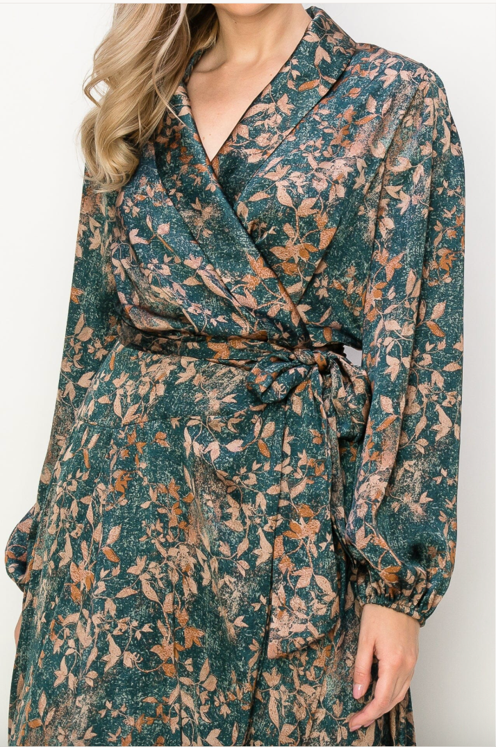 Falling In Love Wrap Dress