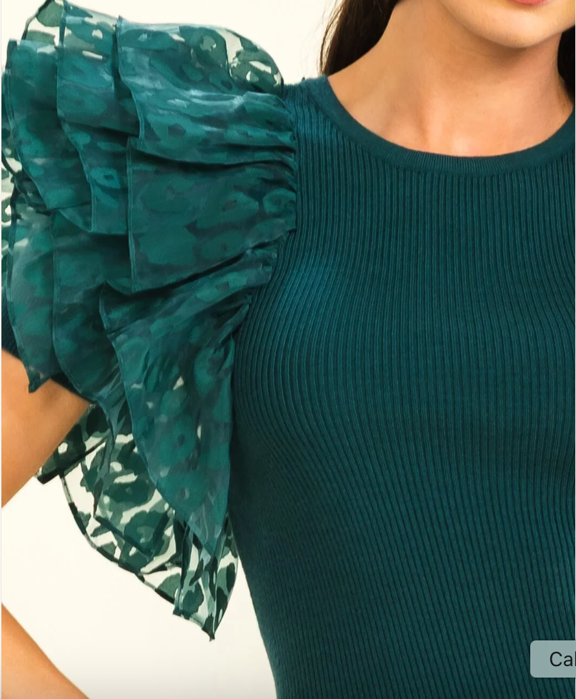 Sandra Ruffled Top