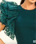Sandra Ruffled Top