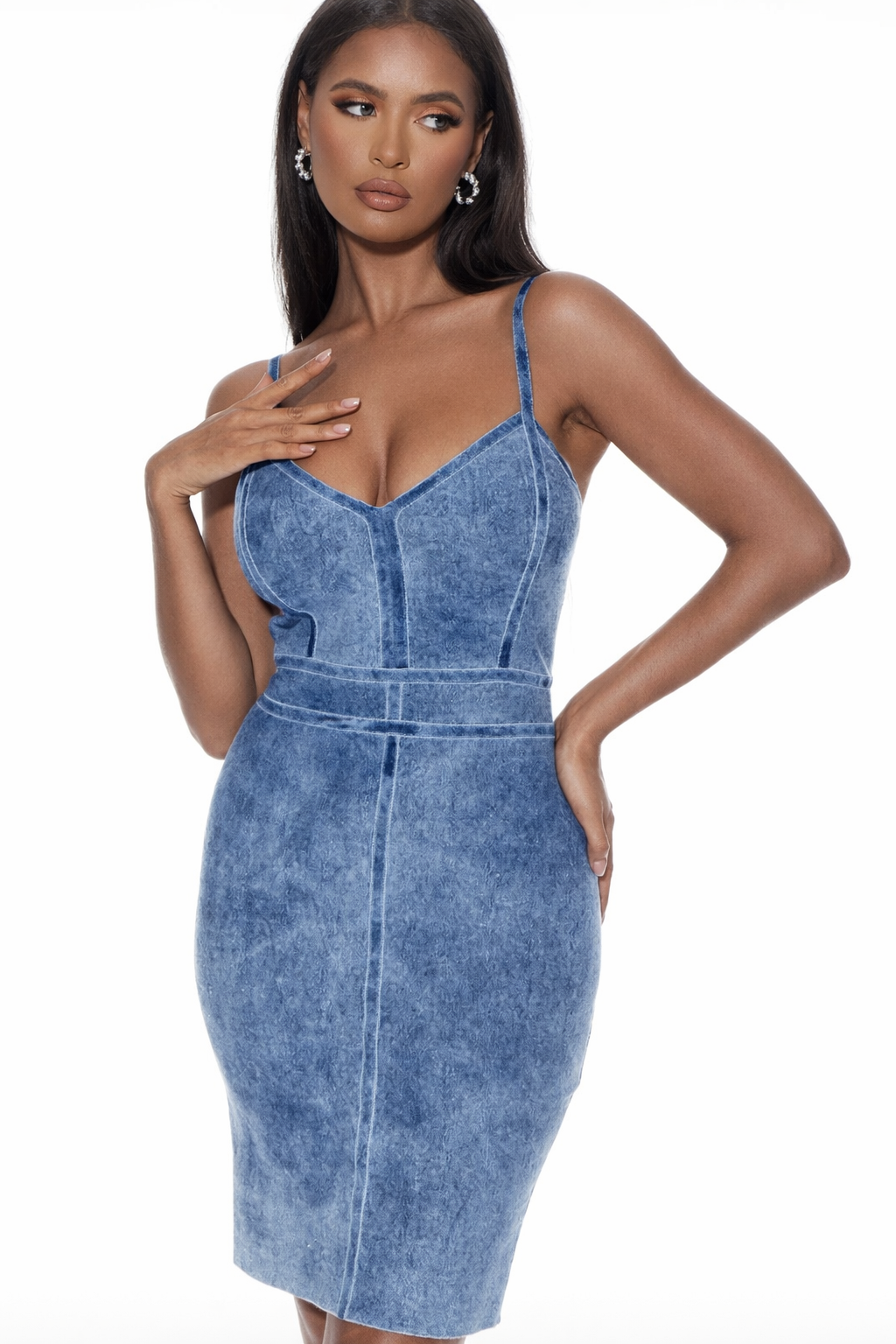 Abbie Denim Dress – For The Fab Boutique Abbie Denim Dress – For The Fab Boutique