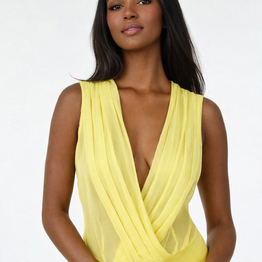 Bella Yellow Bodysuit