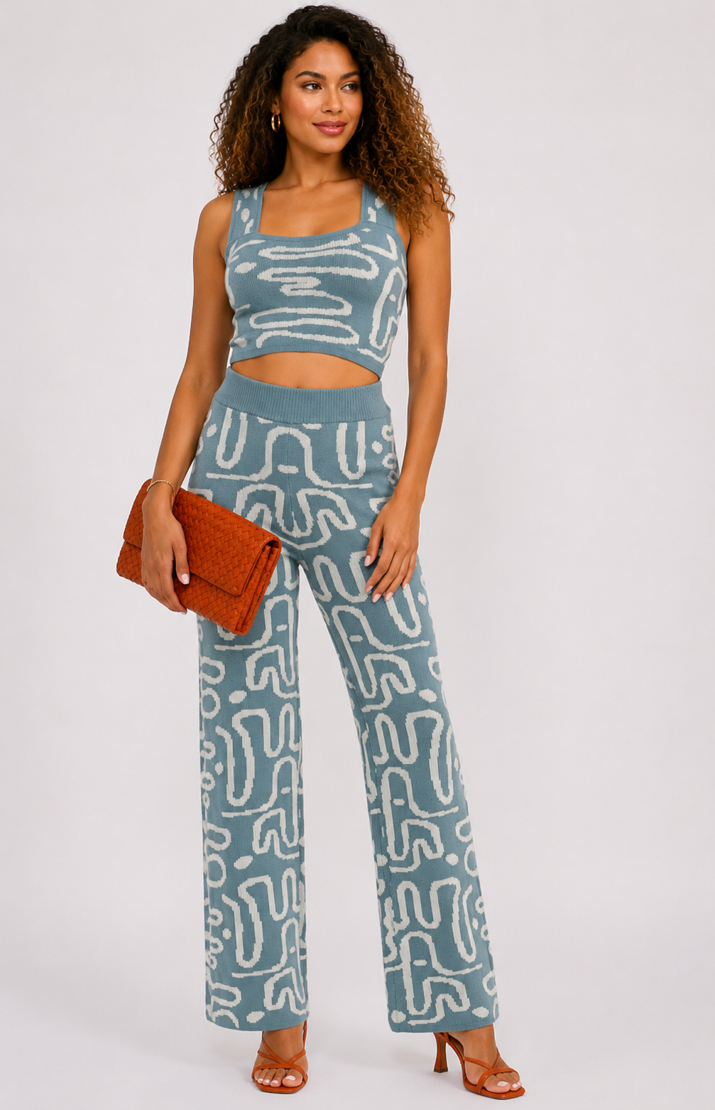 Aria Knitted Pants Set