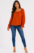 Square Flare Blouse