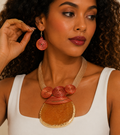 Akira Natural Stone Statement Necklace