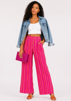Alana Striped Linen Pants