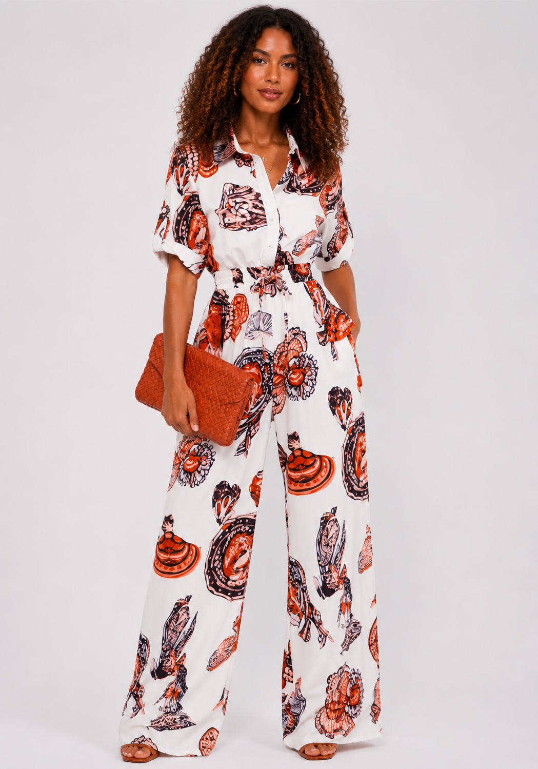 Tribal Palazzo Jumpsuit