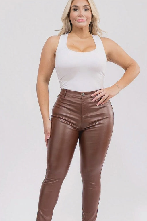 Love Me Vegan Leather Pants