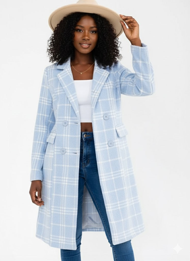 Blues Away Trench Coat