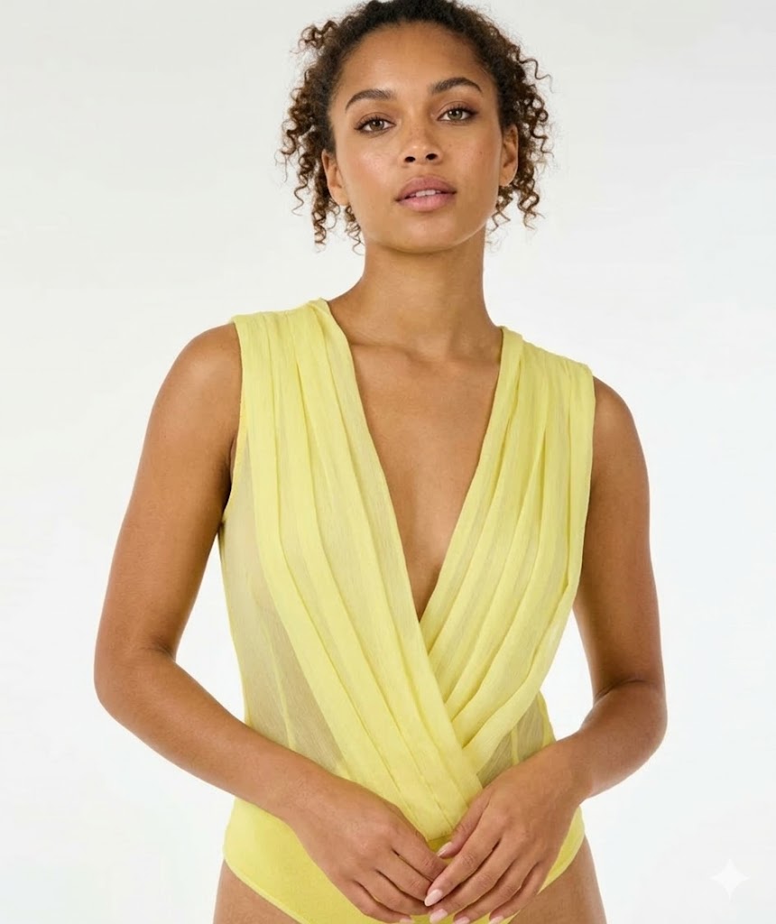 Bella Yellow Bodysuit